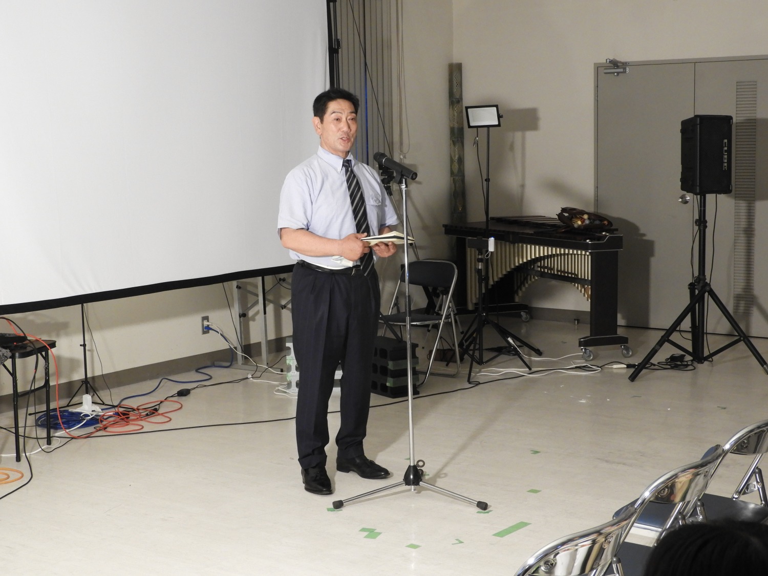 石井社長の挨拶からスタートです！